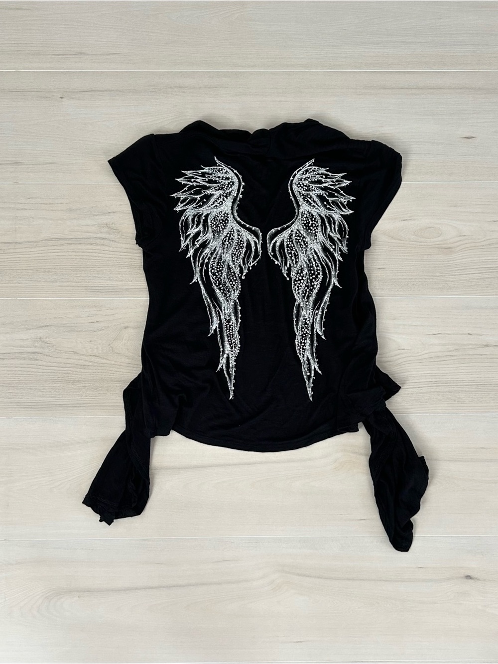 candy rain blinged out wing vest
